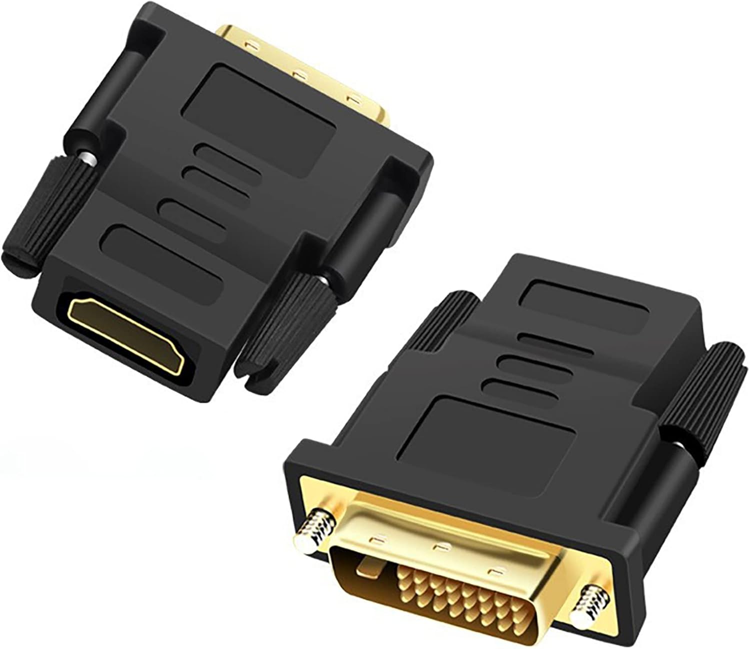 DVI to HDMI Adapter – Bi-Directional DVI Male to HDMI Female Converter | Supports 1080P, 3D | For PS3, PS4, TV Box, Projector, HDTV