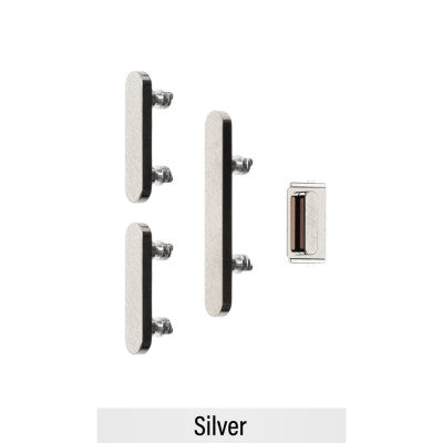 Power & Volume Button Set for iPhone 14 Pro / 14 Pro Max-Silver