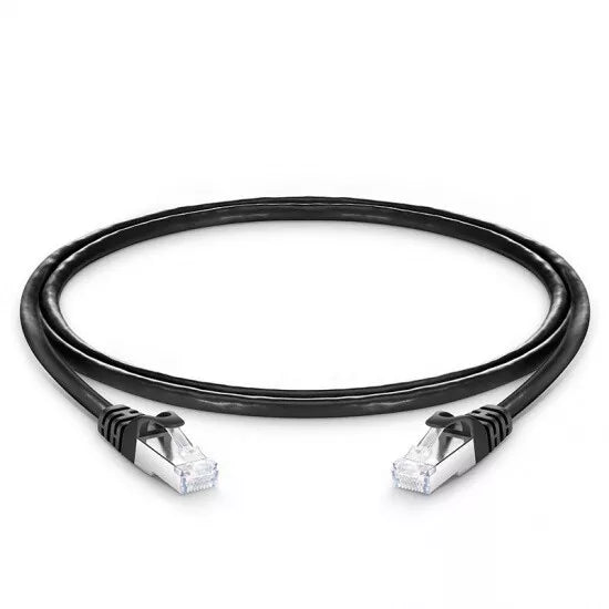 High-Speed CAT7 RJ45 Patch Cable – Flat/Round Ethernet LAN Lead (0.5m–5m)