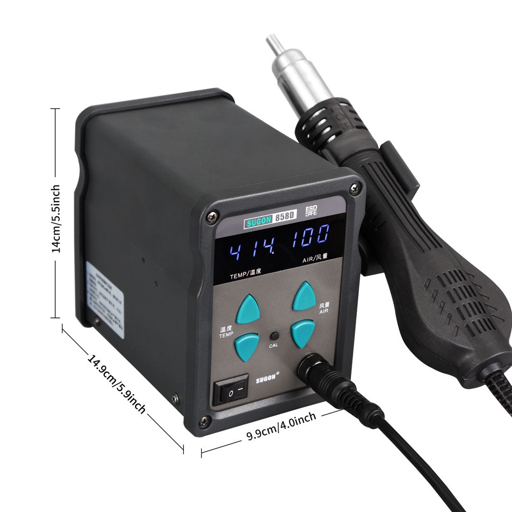 SUGON 858D Heat Gamo Air Gun Heating Element Soldering Iron Station (Straight Wind)