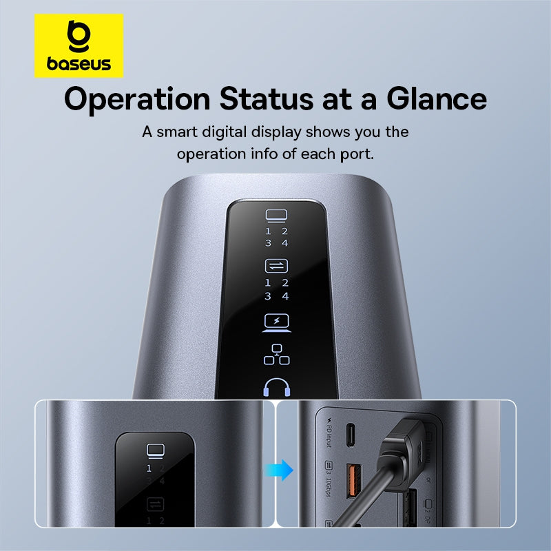 Baseus Spacemate Series 11-in-1 (WIN) Docking Station Space