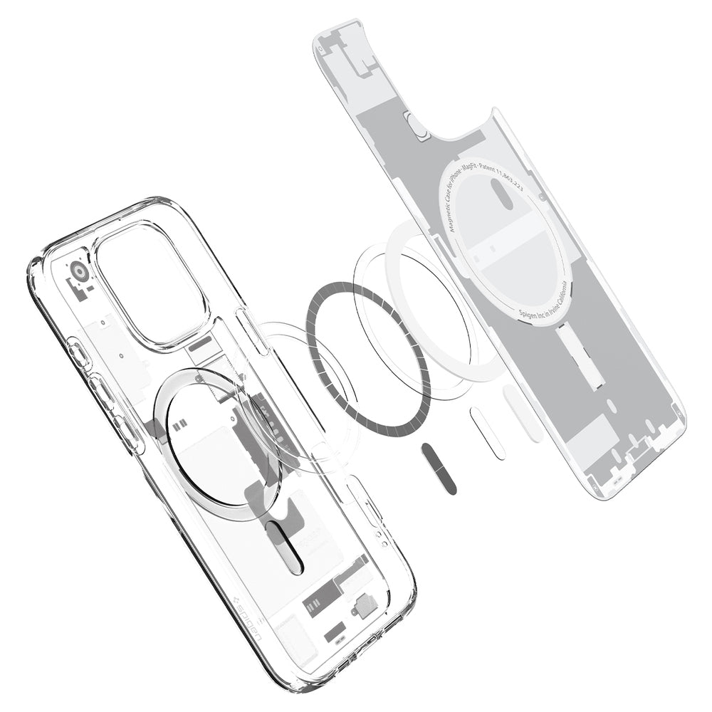 SPIGEN Ultra Hybrid Neo One MagFit for iPhone 16 Pro Max Case, Compatible with MagSafe Magnetic Ring, Sleek Internal Design Air Cushion TPU Bumper Raised Edges Cover