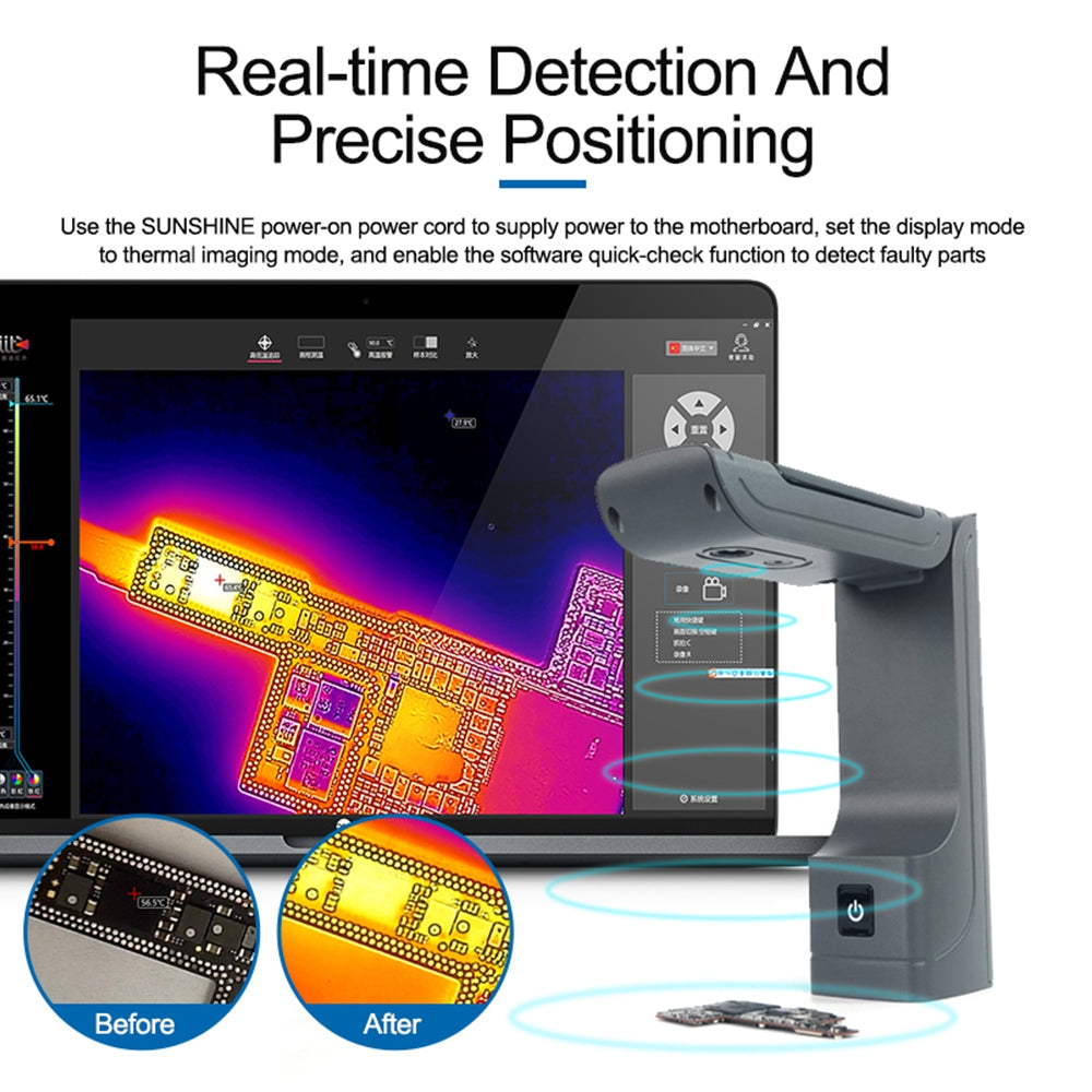 SUNSHINE SS-LC-AD15 PCB Rapid Diagnosis Instrument with RL-AD15 Maintenance Pad