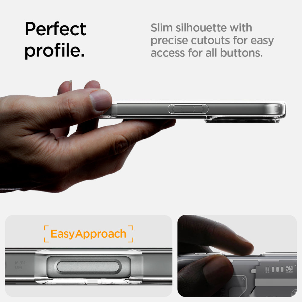SPIGEN Ultra Hybrid Neo One MagFit for iPhone 16 Plus, Compatible with MagSafe Magnetic Ring, Sleek Internal Design Air Cushion TPU Bumper Raised Edges Cover