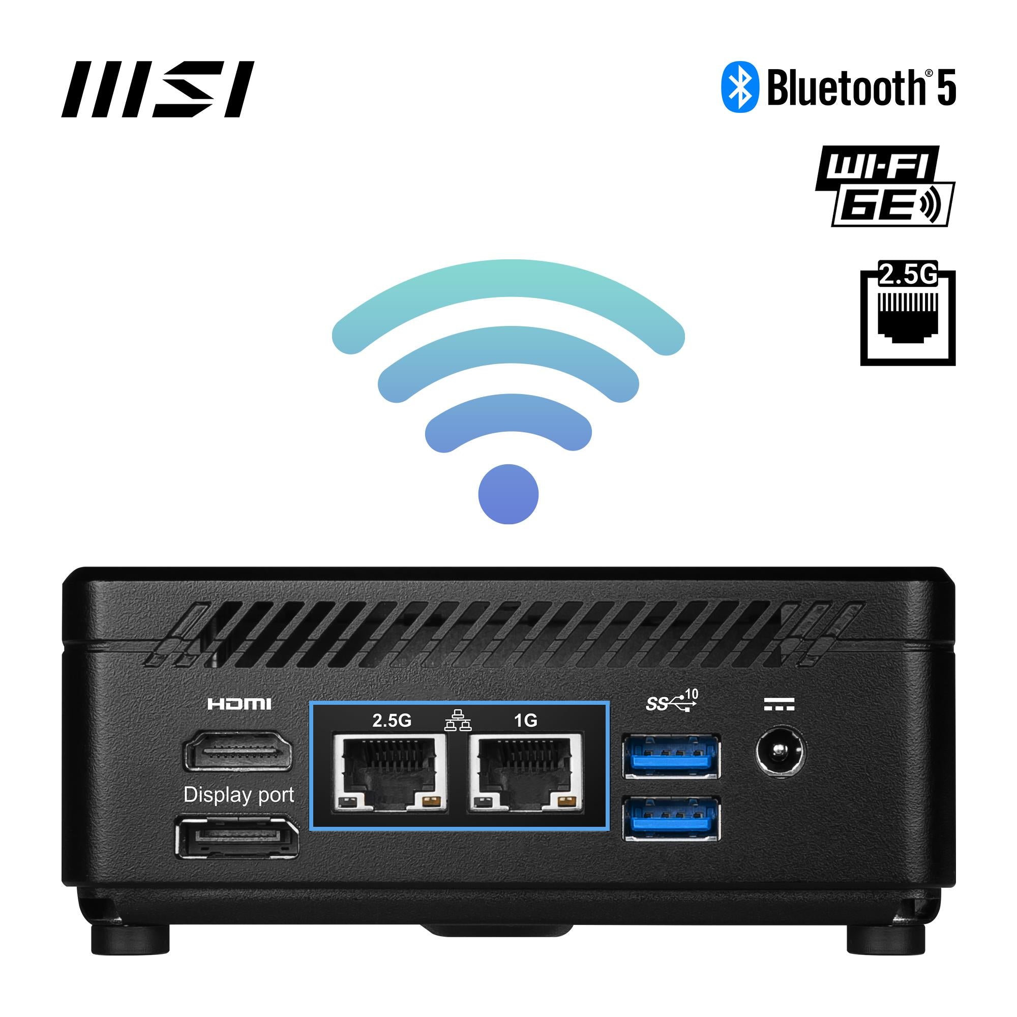 MSI Cubi 5 12M-024AU Mini Desktop PC NUC intel i5 512GB SSD 8GB Ram