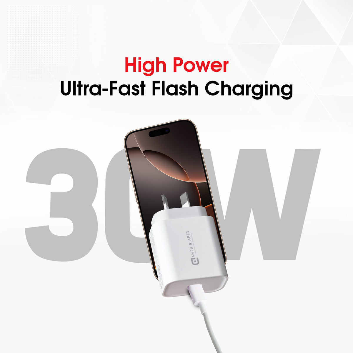 30W Universal Fast Charger smartphones, smartwatches, earbuds, power banks, neck bands -3