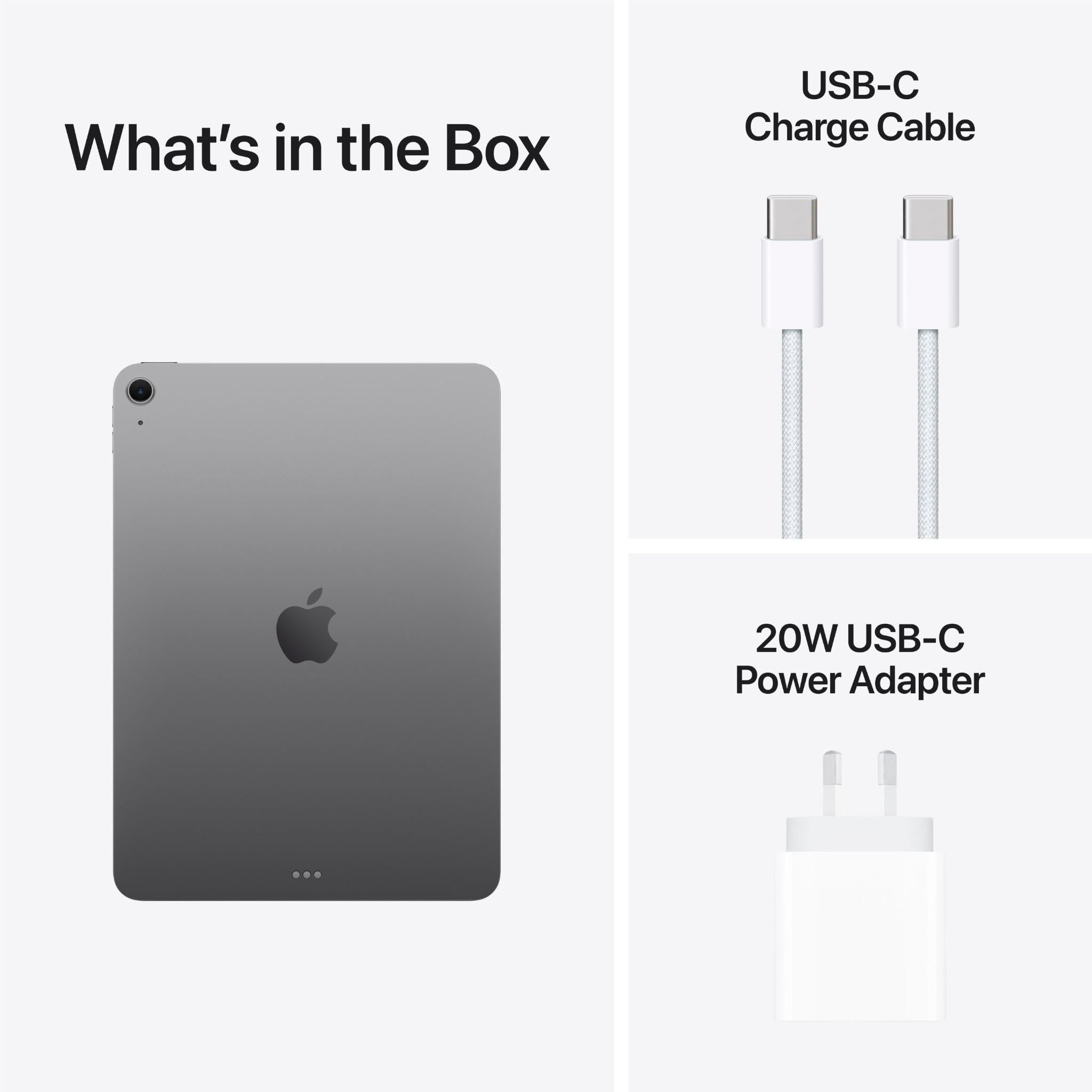 Open Box Apple iPad Air 11-inch M3 128GB Wi-Fi (Space Grey) Free Cygnett Case