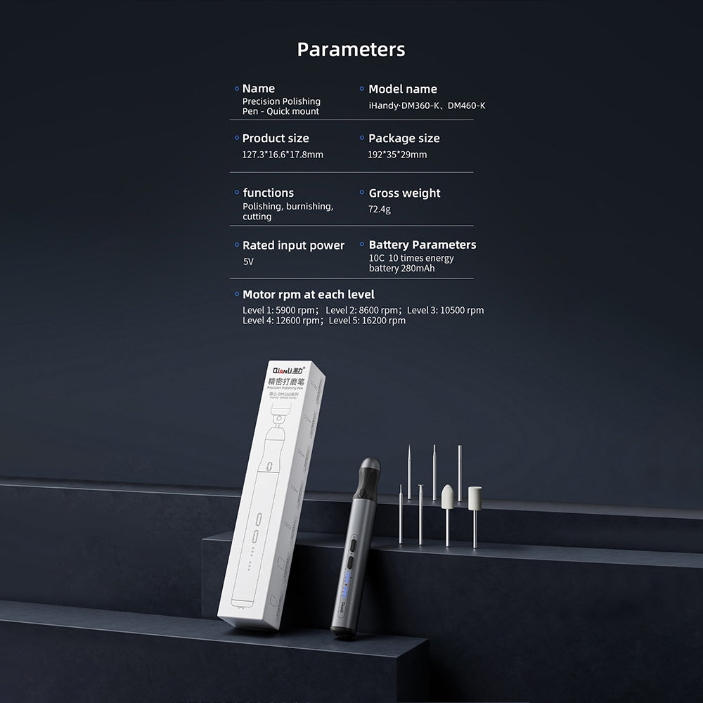 Qianli iHandy Precision Polishing Pen (DM460-K) Quick Mount Version