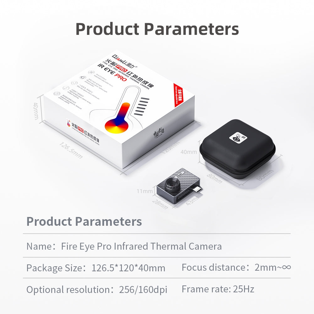 QIANLI Fire Eye Pro lnfrared Thermal Camera