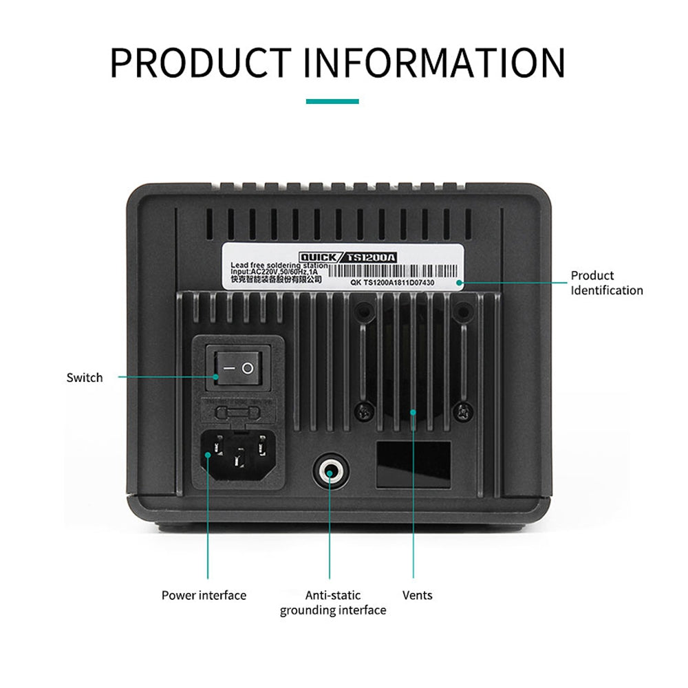 QUICK TS1200A 120W Intelligent Lead Free Soldering Station