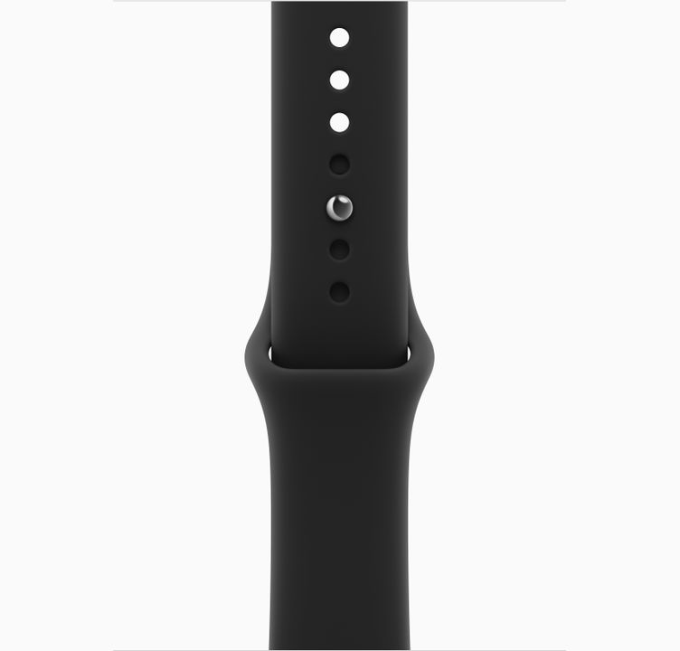 Apple Watch Series 12 GPS 46mm – Black Aluminium Case with Black Sport Band (M/L)