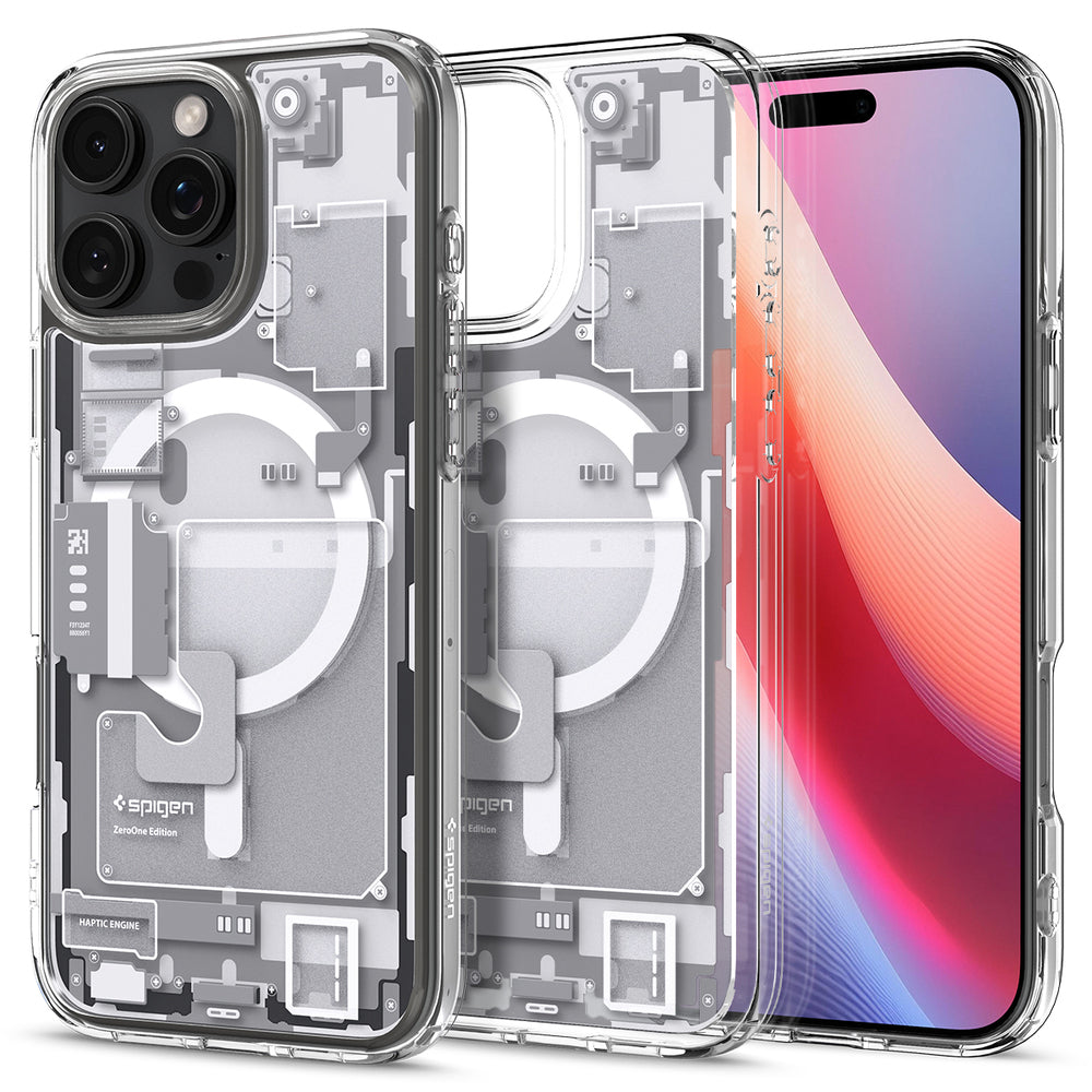 SPIGEN Ultra Hybrid Neo One MagFit for iPhone 15 Pro Max, Compatible with MagSafe Magnetic Ring, Sleek Internal Design Air Cushion TPU Bumper Raised Edges Cover