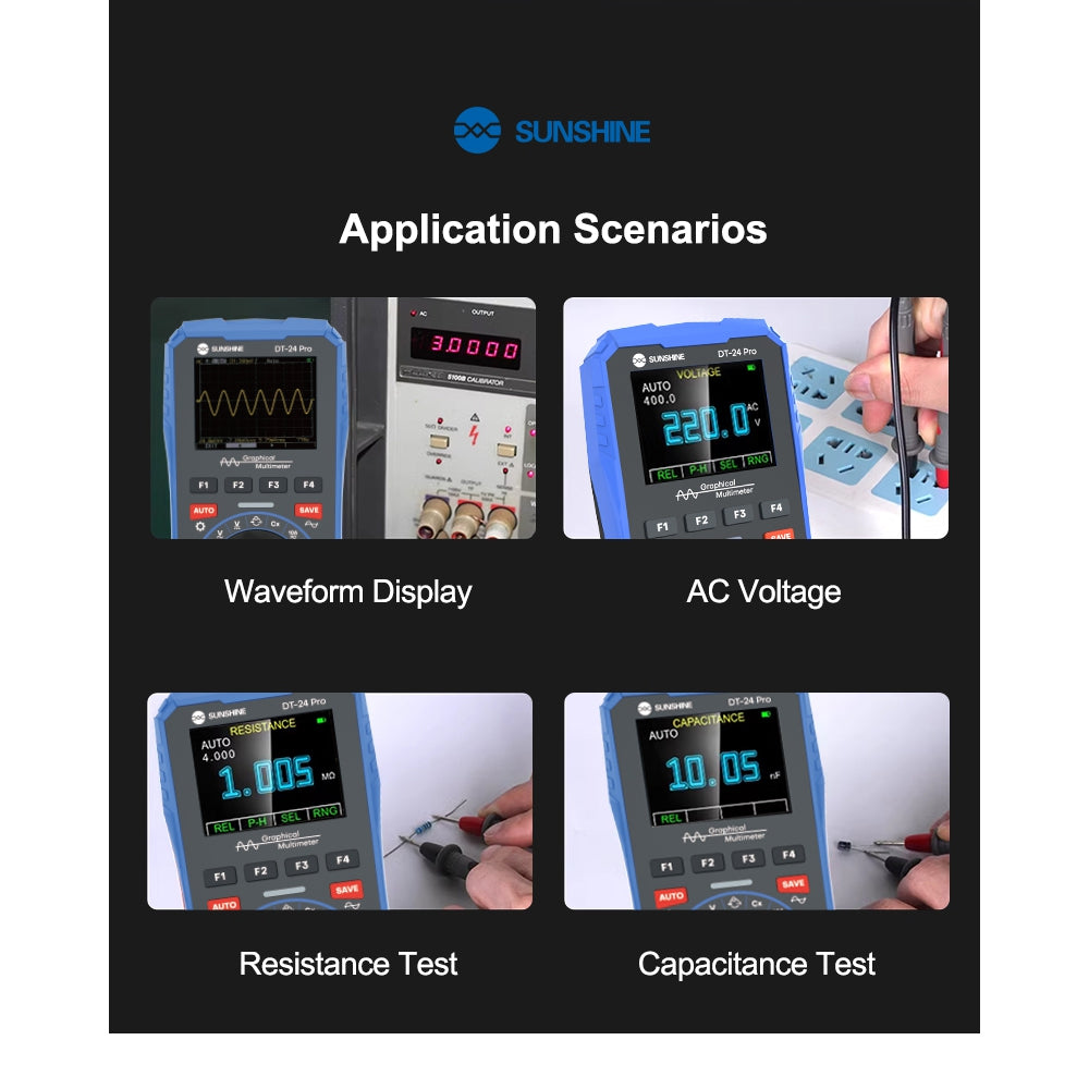 SUNSHINE DT-24 Pro Oscilloscope Multimeter