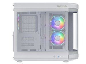Karuza WJ Pro Mid-Tower ATX Gaming Case - White