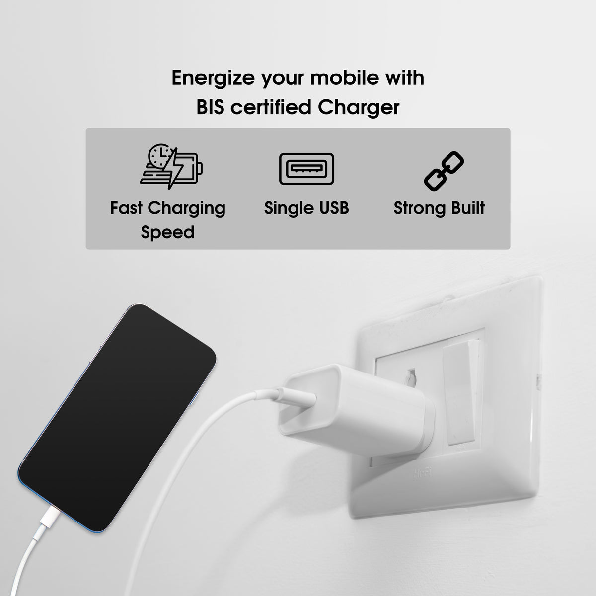 Ants & Apes  18W QC3.0 Fast Charging USB A Universal Charger Ipad 10 11 12.9 13 Pro Smartphone Ear Buds Speakers iphone 12 13 14 15 16 Pro Max Plus Galaxy s22 23 24 25 Plus Fe Ultra