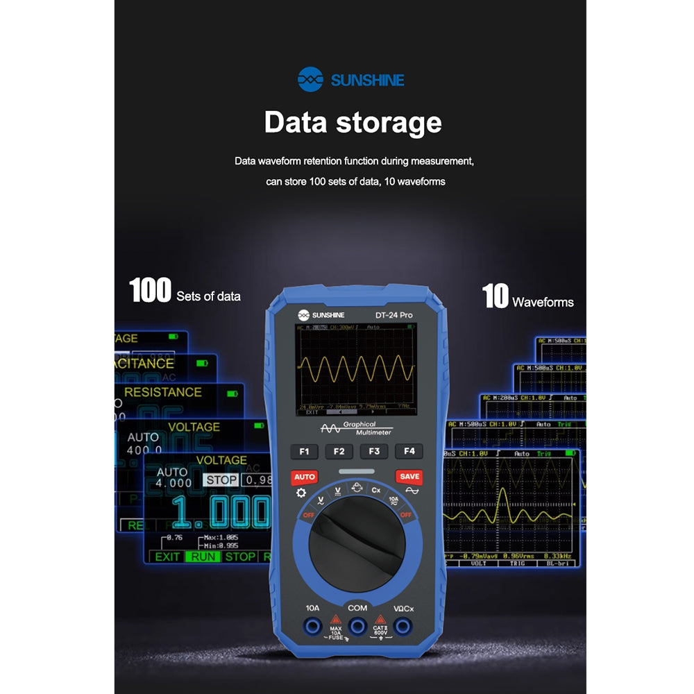 SUNSHINE DT-24 Pro Oscilloscope Multimeter