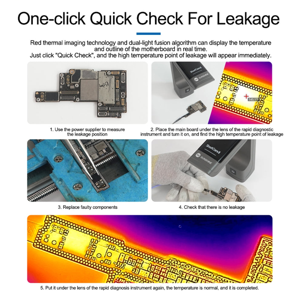 SUNSHINE SS-LC-AD15 PCB Rapid Diagnosis Instrument with RL-AD15 Maintenance Pad