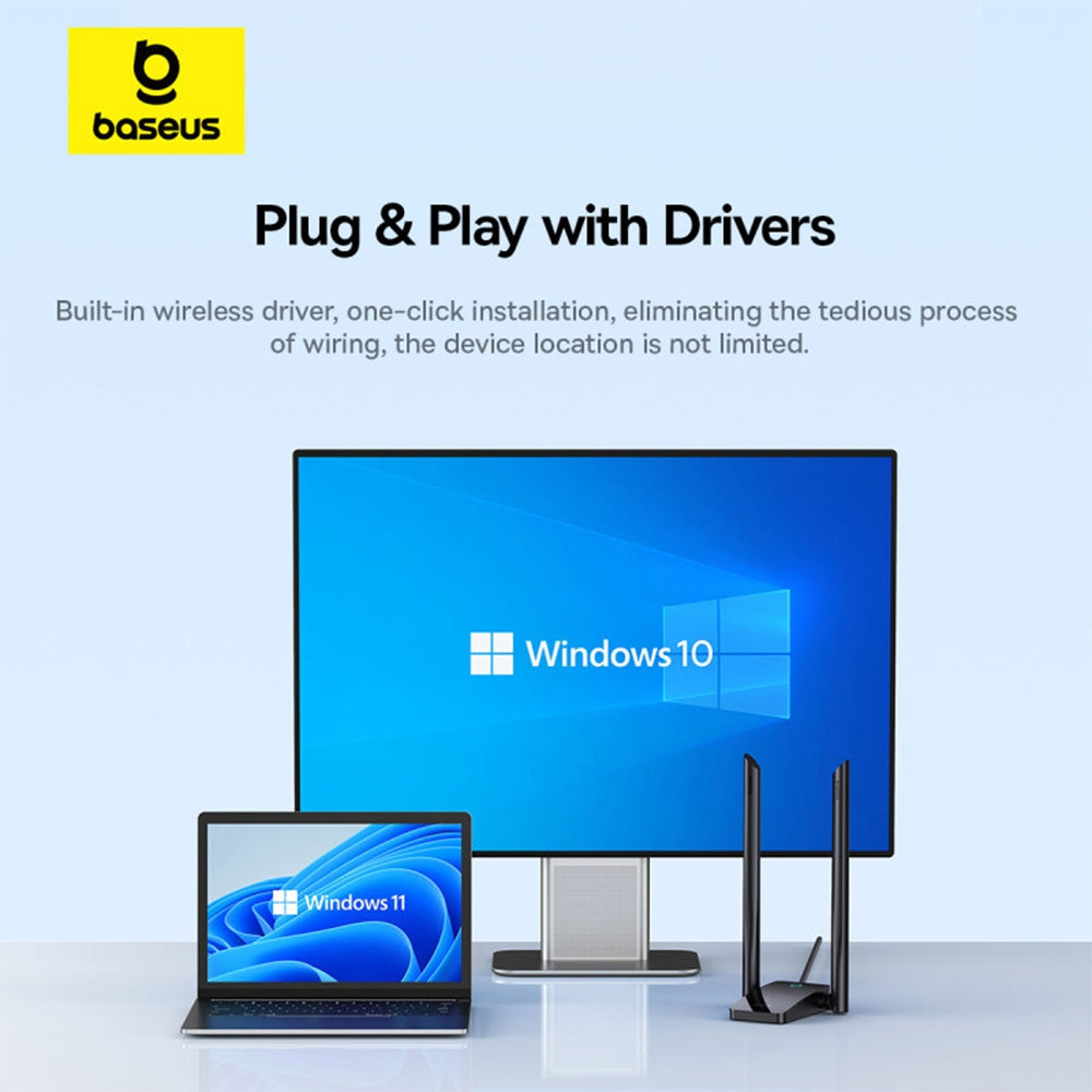 Baseus FastJoy Series WiFi Adapter 1800Mbps-Cluster