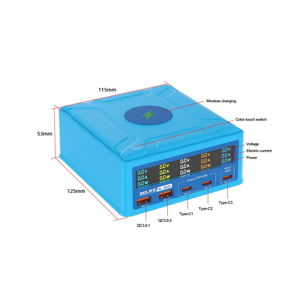 RELIFE RL-304R 260W High Power Multi-port GaN Charger