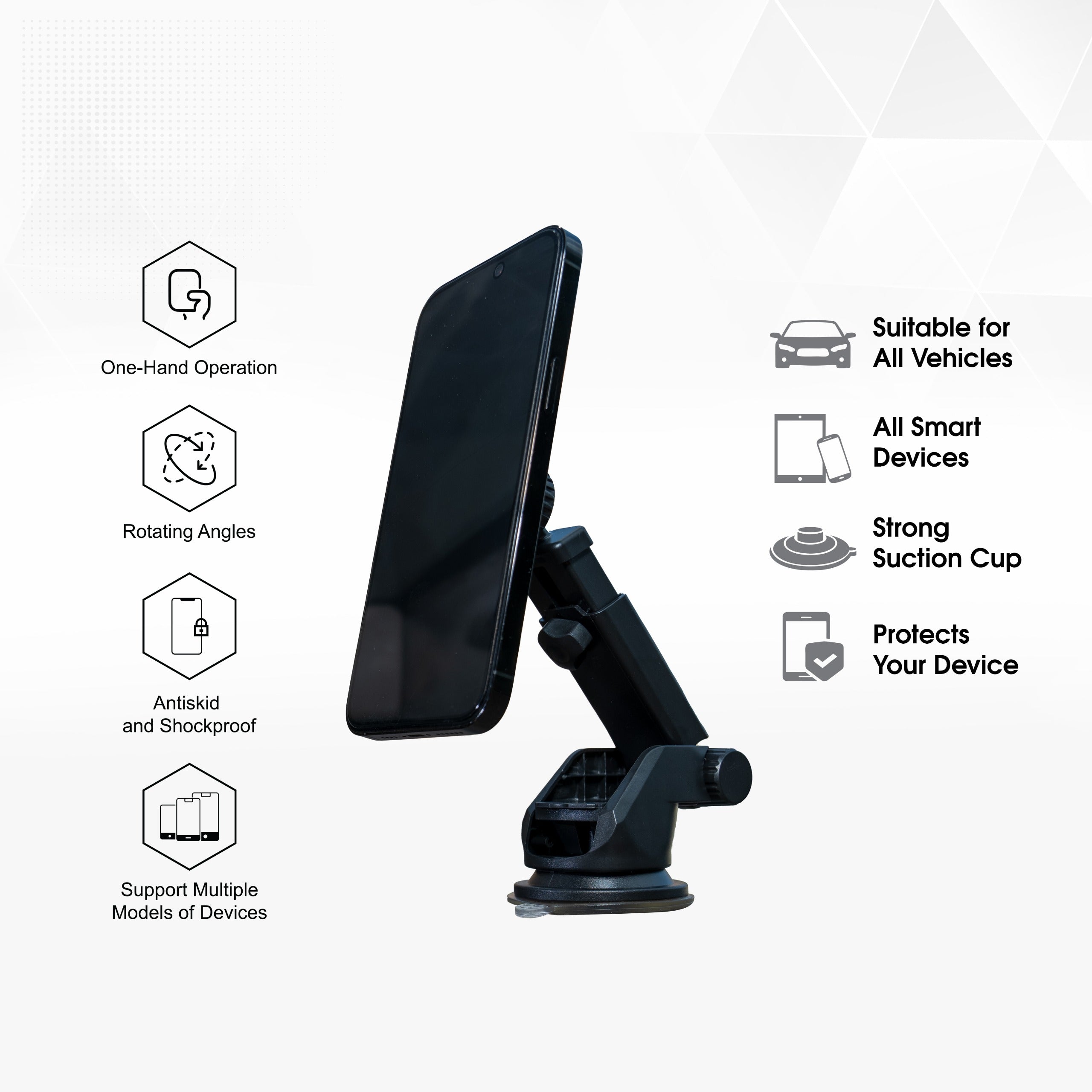 Ants & Ape  Phone Magnetic Mount windscreen Dashboard Cell Phone Holder Rotatable Swing 360 Degree Phone Holder for iPhone x xs 11 12 13 14 15 16 pro max Samsung s20 s21 s22 s23 s24 Fe Plus Ultra