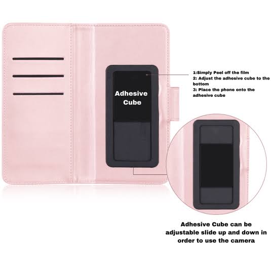 iPhone / Samsung Luxury Hanman Leather 2-in-1 Wallet Flip Case With Magnet Back