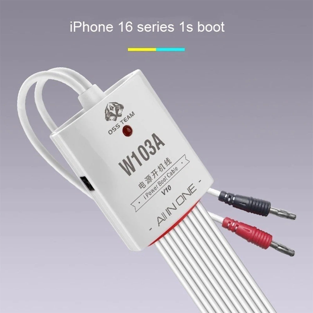 W103A V10 Dedicated Power Cable For iPhone 6-16 Pro Max Series