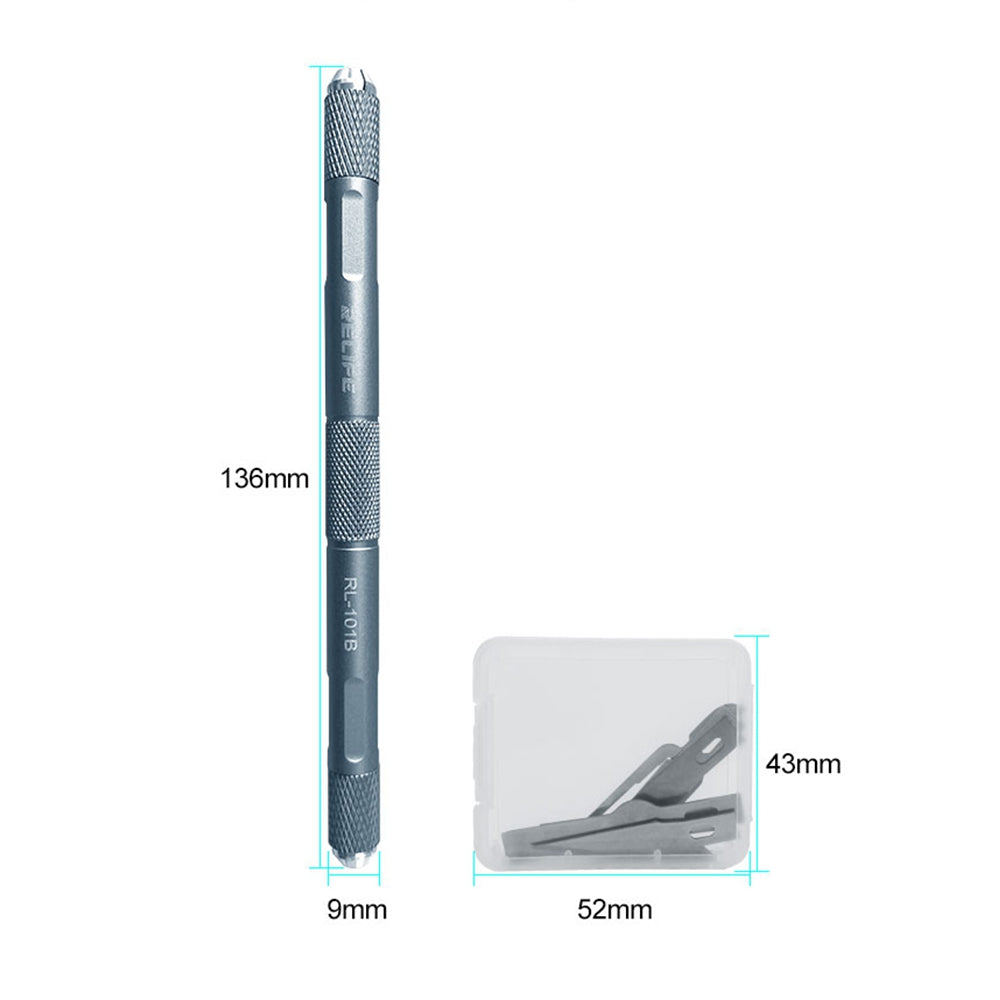 RELIFE RL-101B 8 in 1 CPU Remove Glue Blade Knife Set