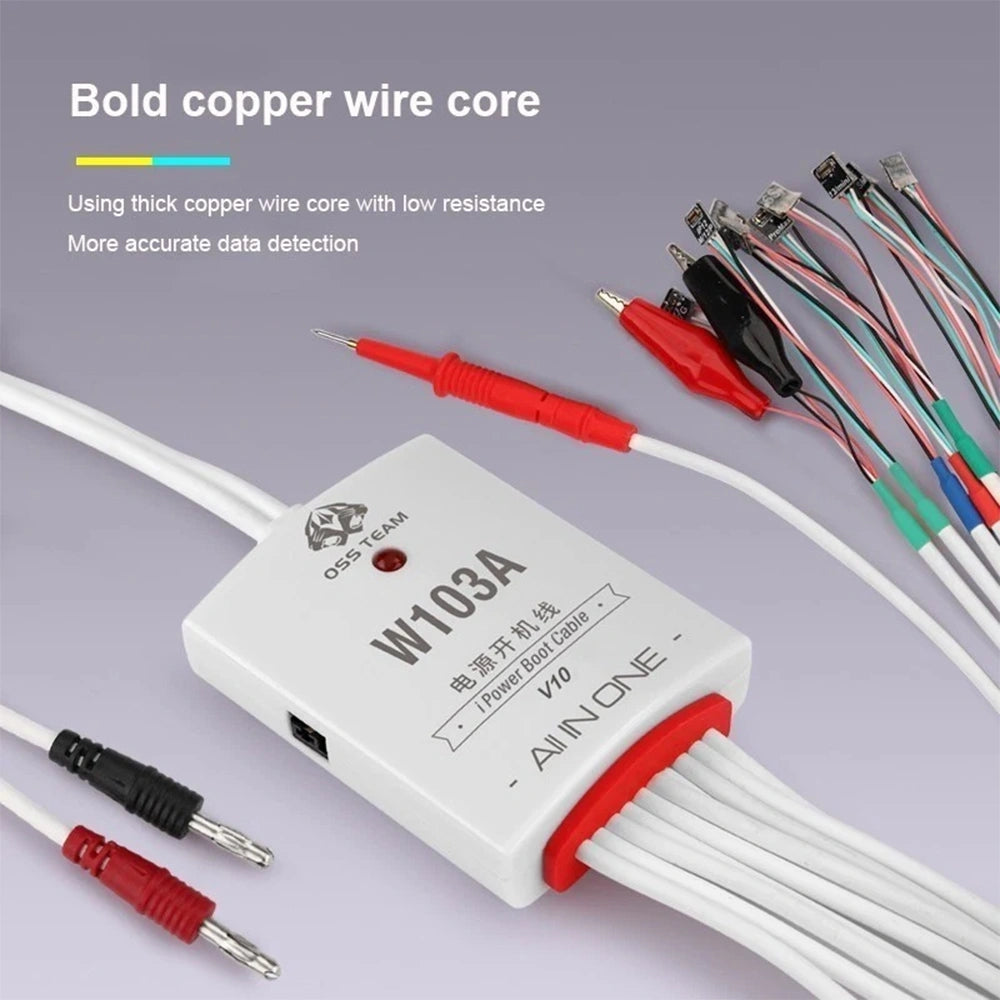 W103A V10 Dedicated Power Cable For iPhone 6-16 Pro Max Series