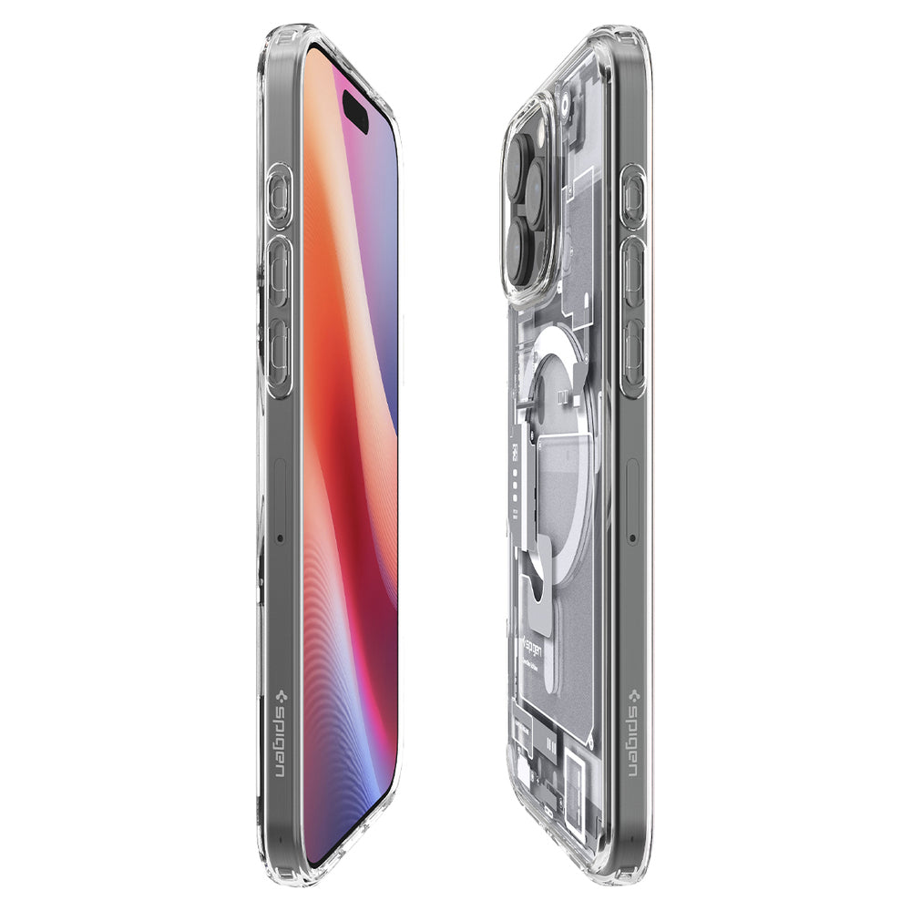 SPIGEN Ultra Hybrid Neo One MagFit for iPhone 15 Pro Max, Compatible with MagSafe Magnetic Ring, Sleek Internal Design Air Cushion TPU Bumper Raised Edges Cover