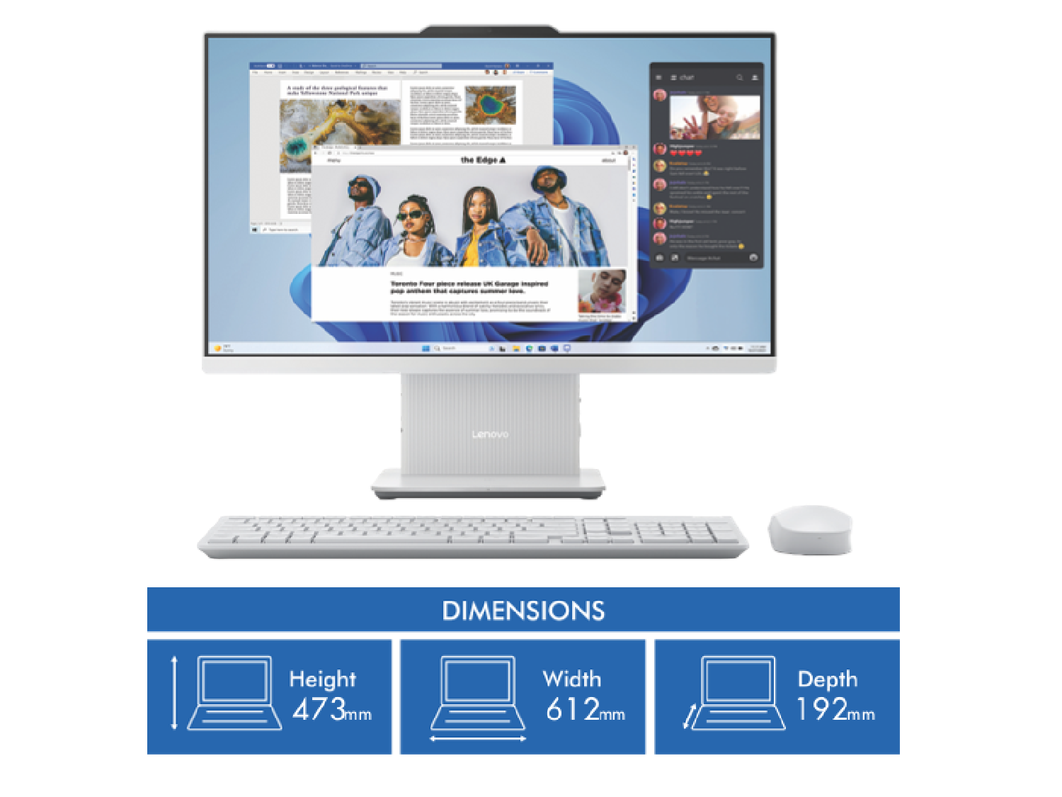 Lenovo IdeaCentre AIO 3 27IRH9 – 27” All-in-One Desktop | Core i7-13620H | 16GB RAM | 1TB SSD | EX DEMO