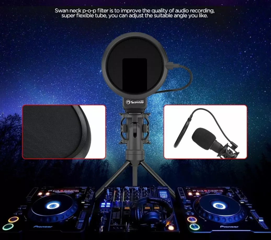 Marvo Mic-03 USB Powered Professional Gaming & Streaming Desktop Microphone