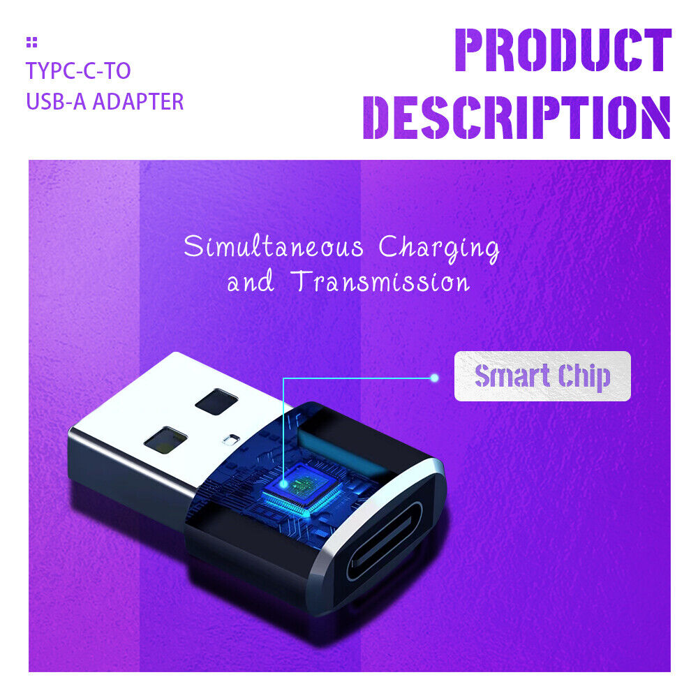 Pbuddy USB 3.1 Type C Female To USB Type A Male Adapter Converter Connector OTG Oz