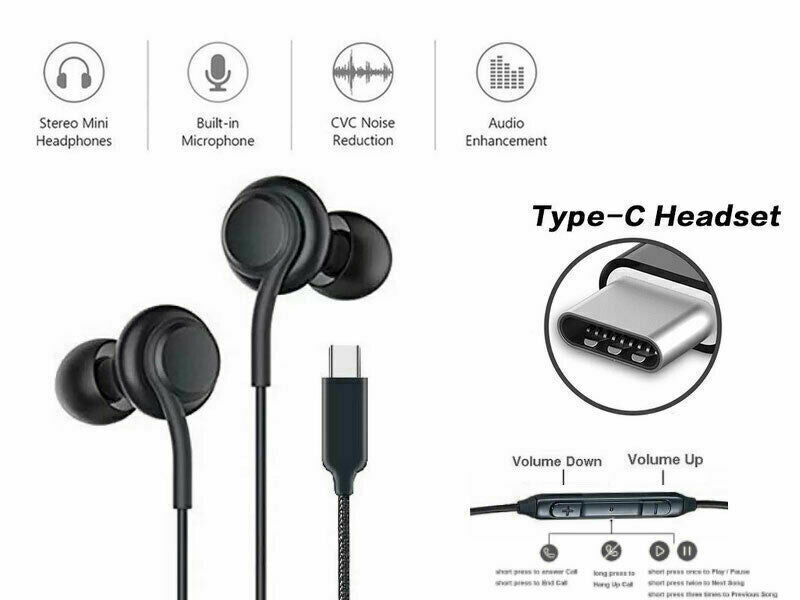 SAMSUNG AKG Type-C USB C Earphones S10+ Note 9 S20 Ultra S21 FE S22 Plus Earbuds