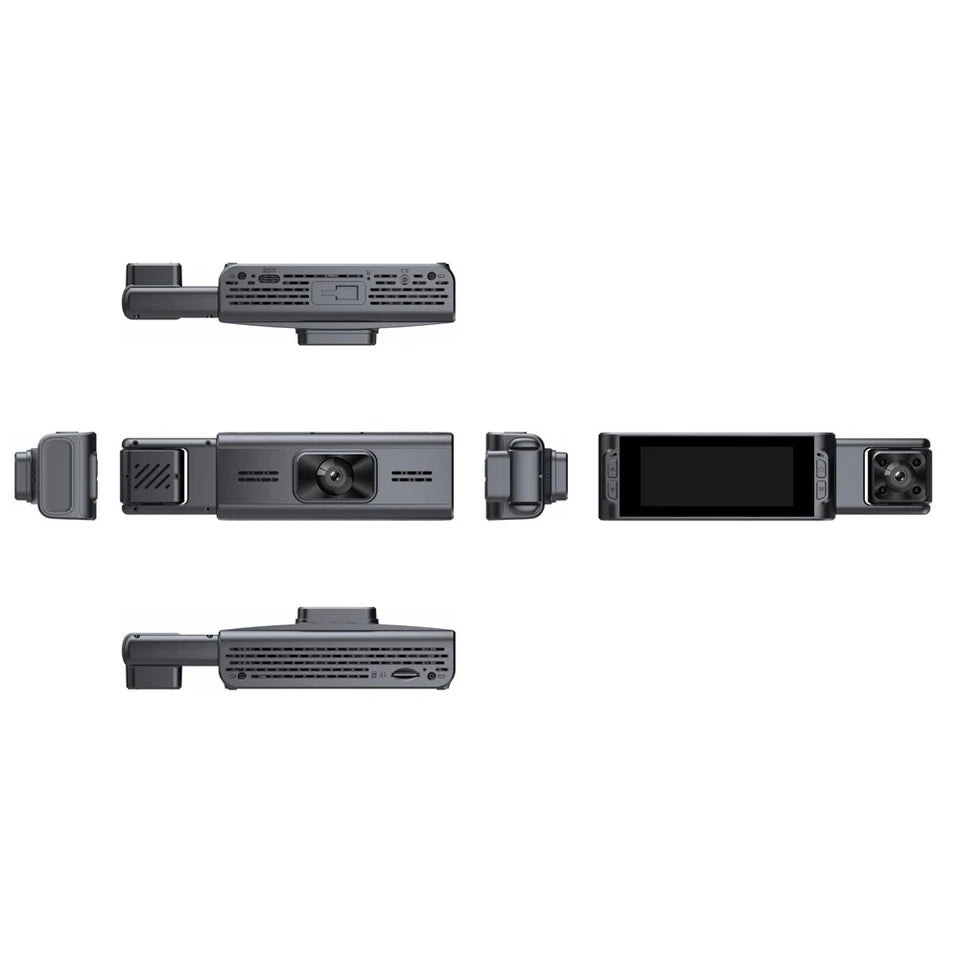 S18 Wi-Fi Dash Cam – HD 1080P, Night Vision & Triple-Lens Car Camera