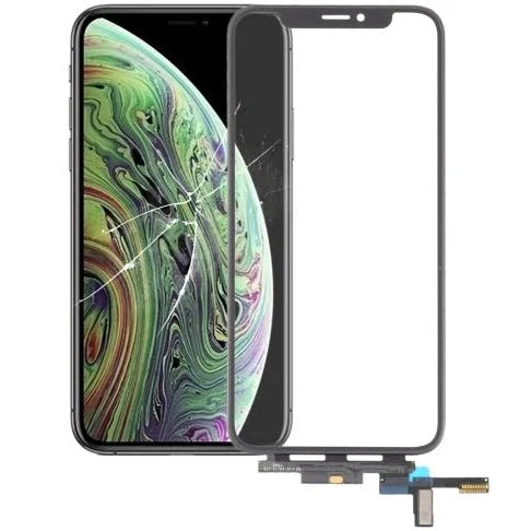 Yellow Glass with Touch with OCA for iPhone X