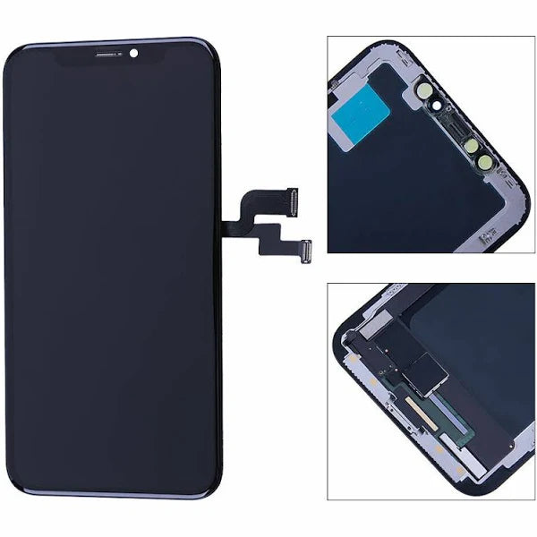 Black OLED Assembly for iPhone X Screen Replacement-Black