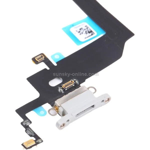Red Charging Port Flex Cable for iPhone X-White