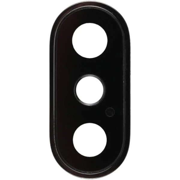 Rear Camera Lens with Bezel for iPhone X-Black