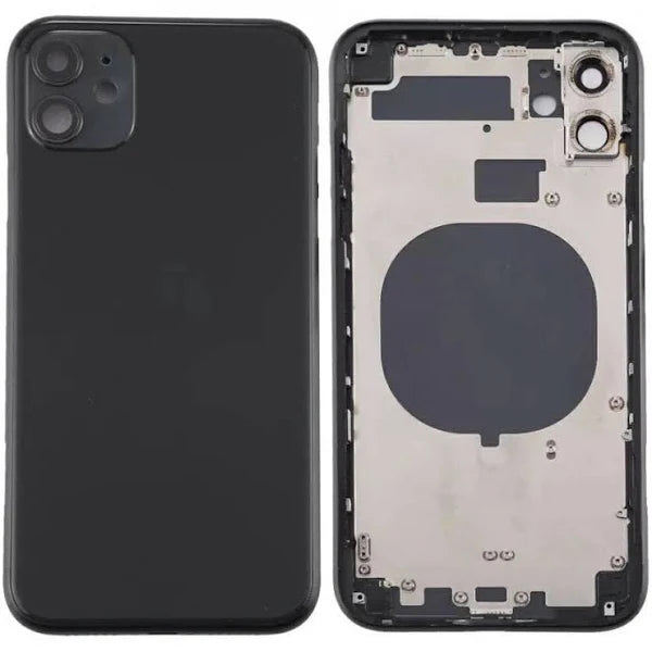 Rear Housing with Small Parts for iPhone 11 (P-Black
