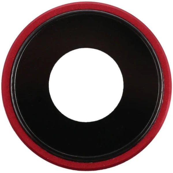 Rear Camera Lens with Bezel for iPhone XR-Red