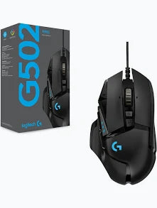 Logitech G502 HERO High Performance Wired Gaming Mouse – 25,600 DPI RGB – Black