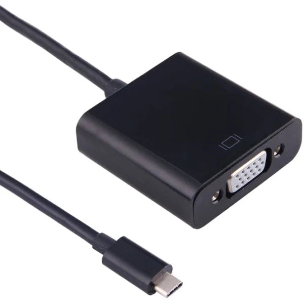Type C Male to VGA Female Adapter for Macbook/Google Chromebook