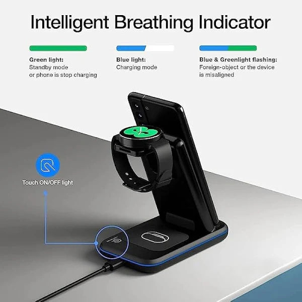 Fast Charge Wireless Charging Stand For IPhone And Android