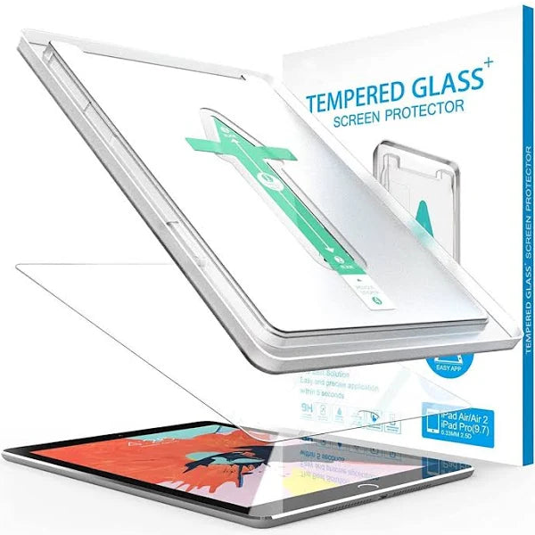 Pbuddy Original Tempered Glass Screen Protector Screen Guard For Apple IPad 5 6 7 8 9 10 Pro-11, Pro-12.9, Pro-10.5, Air 10.9 Mini1 2 3 4 Mini 5 6