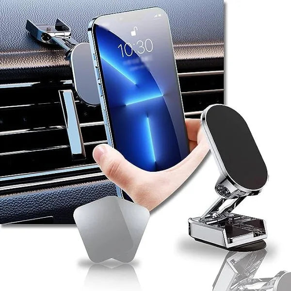 Pbuddy Car Mobile Phone Stand Creative Telescopic Suction Magnetic Car Navigation General Mobile Phone Stand Navigation Mobile Phone Stand 360 Degrees Rotating Suction Cup Navigation Bracket, Instrument Table, Desktop Universal Bracket