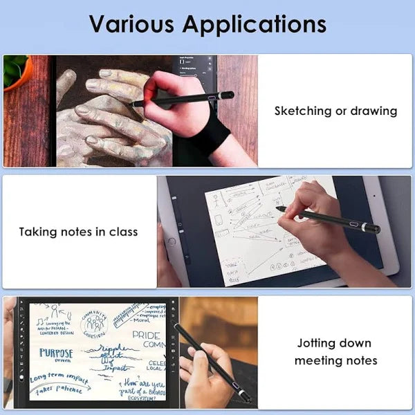 Pbuddy Stylus Pen Compatible With IPad, Pencil Compatible With IPad 2/3/4/5/6/7/8/9/10 Generation Pro 9.7/10.5/11/12.9 Air 2/3/4/5 Mini 2/3/4/5/6 Alternative Drawing Smart Stylist For Touch Screens