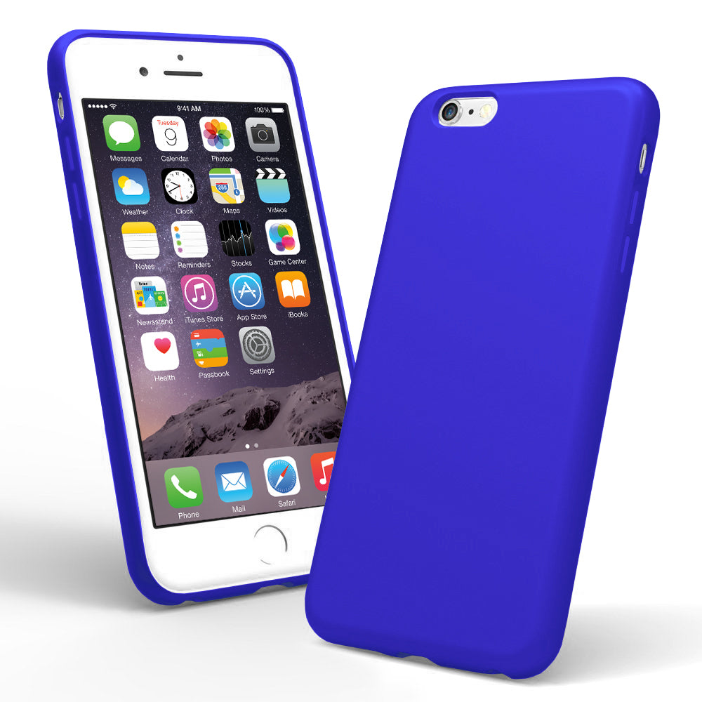 Silicone Gel Rubber Case Full Body Protective Case for iPhone 6 / 6S / 7/ 8