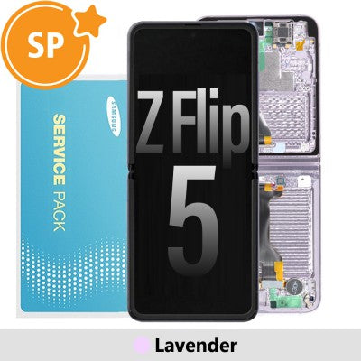 Tecguru-Samsung Galaxy Z Flip5 F731B Screen Digitizer GH82-31827A (Service Pack)-Graphite