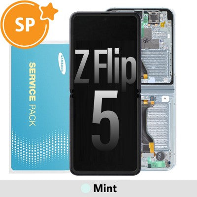 Tecguru-Samsung Galaxy Z Flip5 F731B Screen Digitizer GH82-31827A (Service Pack)-Graphite