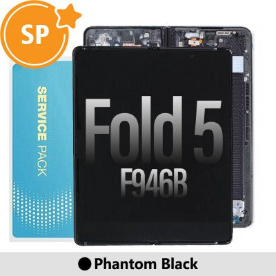 Tecguru-Samsung Galaxy Z Fold5 F946B Screen Digitizer GH82-31842A (Service Pack)-Phantom Black
